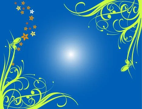 Spring Floral background Stock Illustration