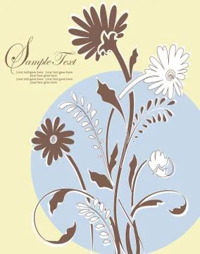 Spring floral background Иллюстрация