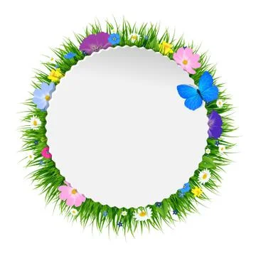 Spring Floral Poster Stock Illustration