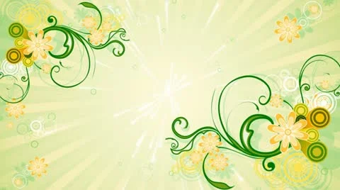 Spring Flourish Background 02 HD Stock Footage 10870733