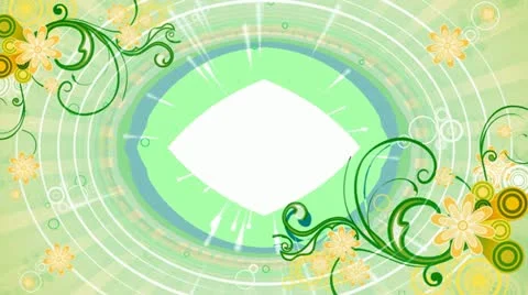 Spring Flourish Overlay HD Stock Footage 10870741