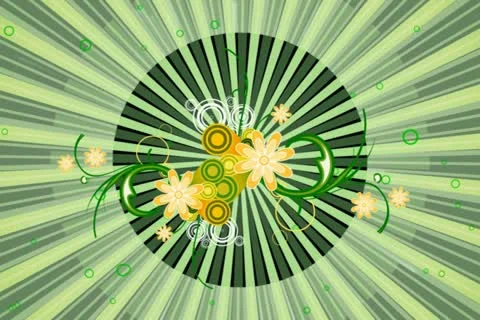 Spring Flourish Wipe Stock Footage