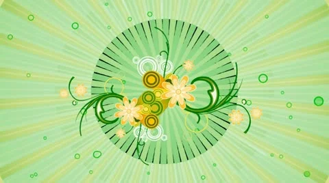 Spring Flourish Wipe HD Stock Footage 10870742