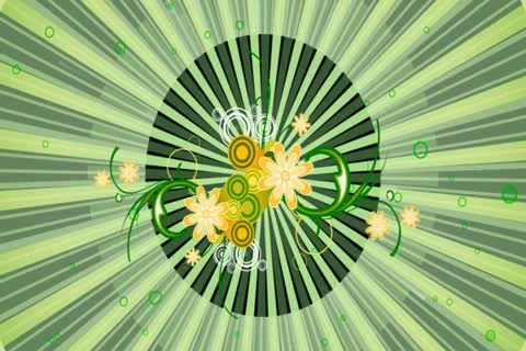 Spring Flourish Wipe Widescreen Video stock 10870887