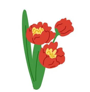 Spring flower. The arrival spring brought burst colorful flowers. The flowery 库存插图