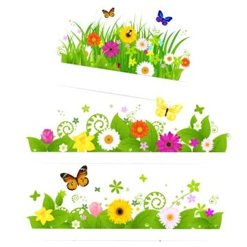 Spring flower bouquet Stock Illustration