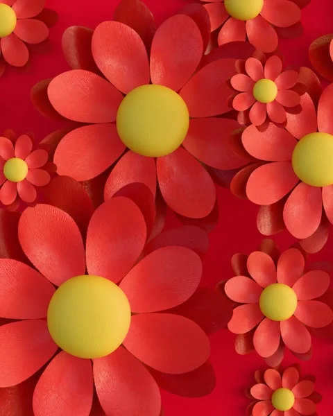 Spring flower pattern Stock Footage 302002495