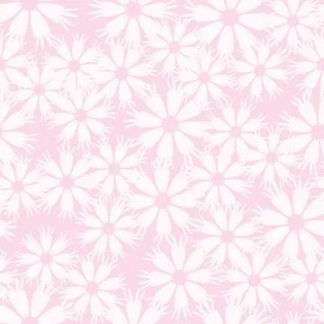 Spring flower pattern. Seamless vector Stock Illustration
