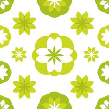 Spring flower seamless pattern. beautiful flower petals vector illustration d Stock Illustration