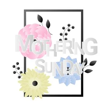 Spring Flower Vector Cartoon Illustration on the White Background Stock Illustration
