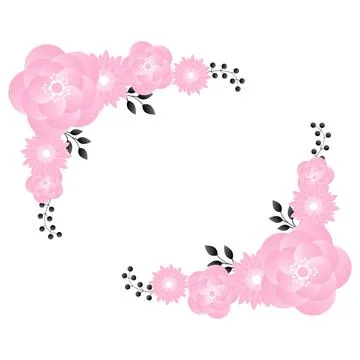 Spring Flower Vector Cartoon Illustration on the White Background Stock Illustration