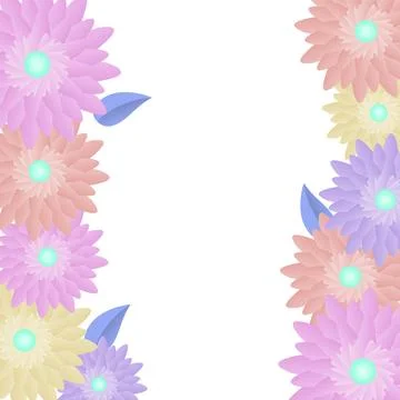 Spring Flower Vector Cartoon Illustration on the White Background Stock Illustration