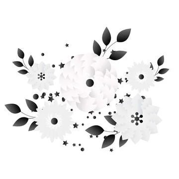 Spring Flower Vector Cartoon Illustration on the White Background Stock Illustration