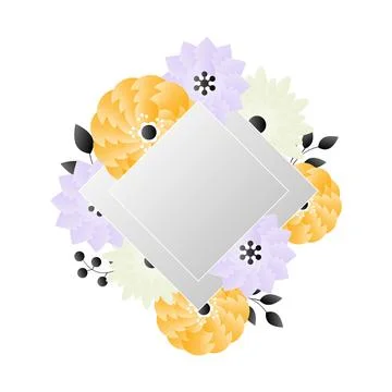 Spring Flower Vector Cartoon Illustration on the White Background Stock Illustration