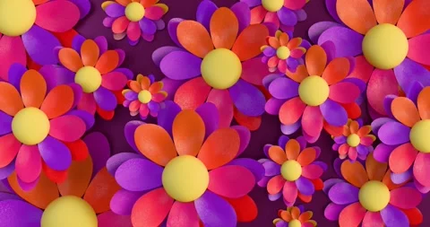 Spring flowers background Stock-Footage 302001452