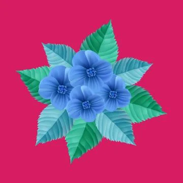 Spring Flowers background Stock Illustration