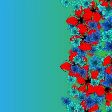 Spring flowers for celebration design. Retro vector illustration. Spring blos Stock Illustration
