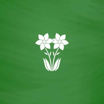 Spring flowers growing. Vector illustration Stock Illustration