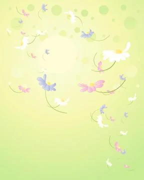 Spring flowers Illustrazione stock