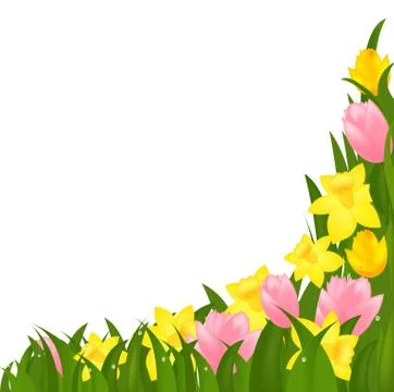Spring flowers Stock Illustration