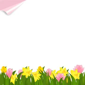 Spring flowers Stock Illustration