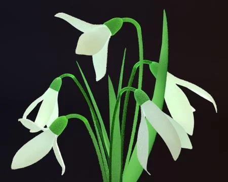 Spring. Flowers. Stock Illustration