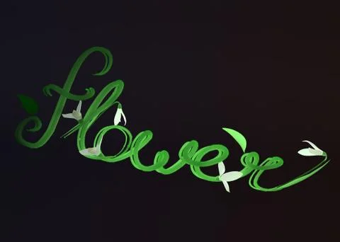 Spring. Flowers. Stock Illustration