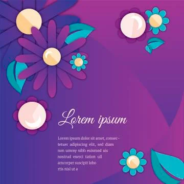 Spring Flowers Stock Illustration