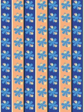 Spring flowers pattern, graphic floral motive. Vector illustration eps. 스톡 일러스트