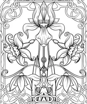 Spring flowers seamless pattern, background. Stock Illustration