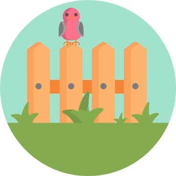 Spring Flowers Well-Crafted Pixel Perfect Vector Flat Icons Stock Illustration