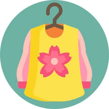 Spring Flowers Well-Crafted Pixel Perfect Vector Flat Icons Stock Illustration