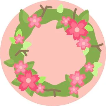 Spring Flowers Well-Crafted Pixel Perfect Vector Flat Icons Stock-Illustration
