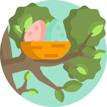 Spring Flowers Well-Crafted Pixel Perfect Vector Flat Icons Stock-Illustration