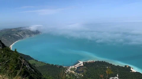 Spring fog from the sea Stock Footage 106997158
