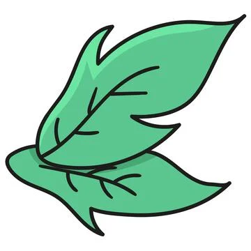 Spring foliage. doodle icon image Stock Illustration
