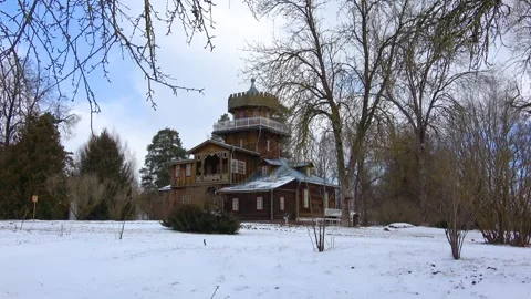 Spring, forest, and ice on the river 21 Stock Footage 250512069