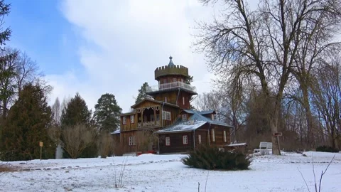 Spring, forest, and ice on the river 22 Stock Footage 250512095