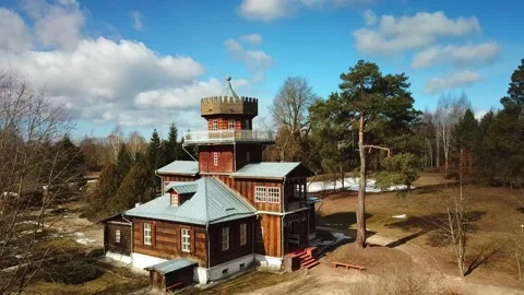 Spring, forest, and ice on the river 62 Stock Footage 250513017