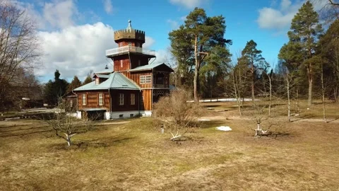 Spring, forest, and ice on the river 64 Stock Footage 250513052