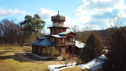 Spring, forest, and ice on the river 69 Stock Footage 250513168