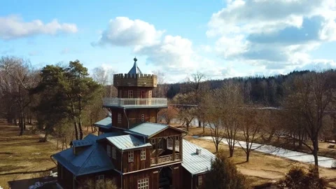 Spring, forest, and ice on the river 70 Stock Footage 250513396