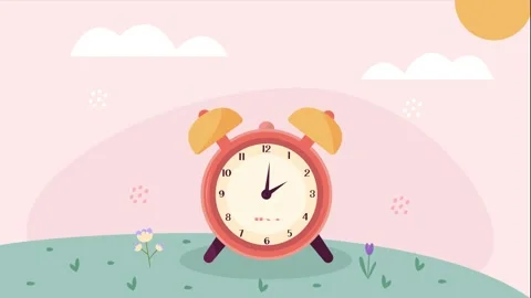 Spring forward. Daylight saving time. Stock Footage 303516724