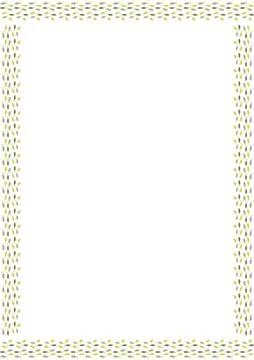 Spring frame template with leaf elements decoration. Easter border with empty 스톡 일러스트