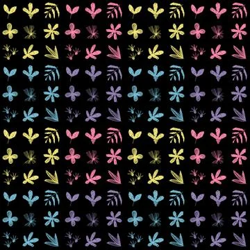 Spring frolars aesthetic pattern Illustrazione stock