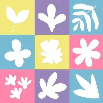 Spring frolars aesthetic pattern Illustrazione stock