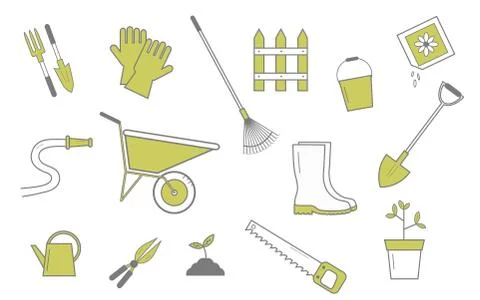 Spring garden background Stock Illustration