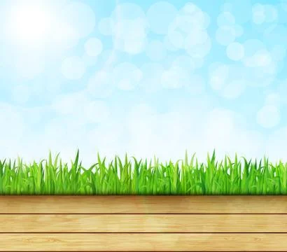 Spring garden background vector Stock Illustration