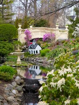 Spring garden Stock Photos