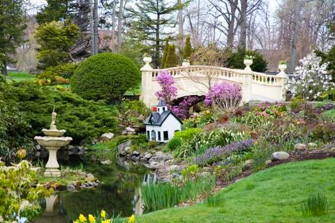 Spring garden Stock Photos